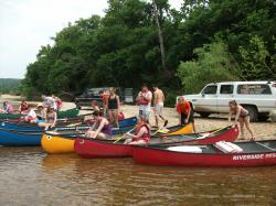 Click to enlarge image  - Group Canoe Trip - 